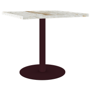 Burgundy Halo Cafe Table